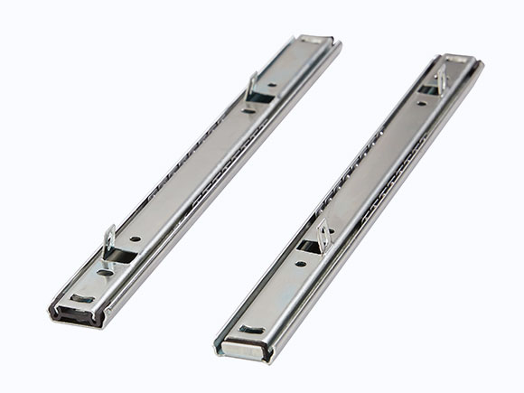 WLT 27018 27mm 2 Sections Ball Bearing Bottom and Side Mount Drawer Slides 1