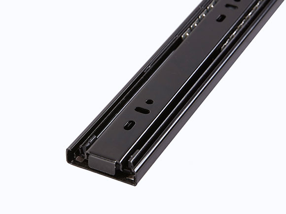 WLT 45020A 45mm 3 Sections Soft Closing Drawer Slides Black 3