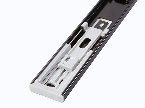 WLT 45020A 45mm 3 Sections Soft Closing Drawer Slides Black 5