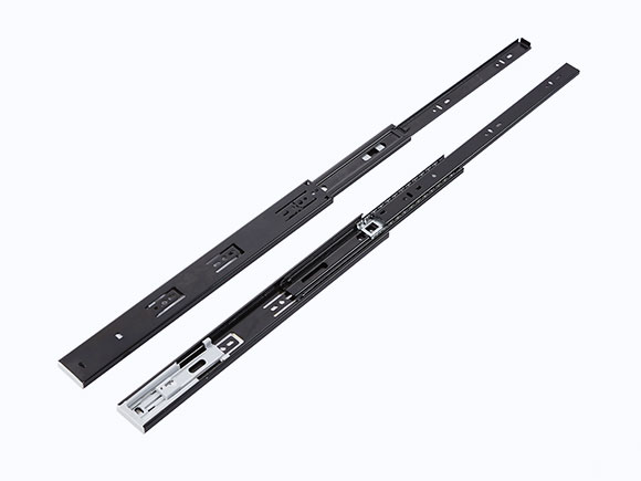 WLT 45020A 45mm 3 Sections Soft Closing Drawer Slides Black 8