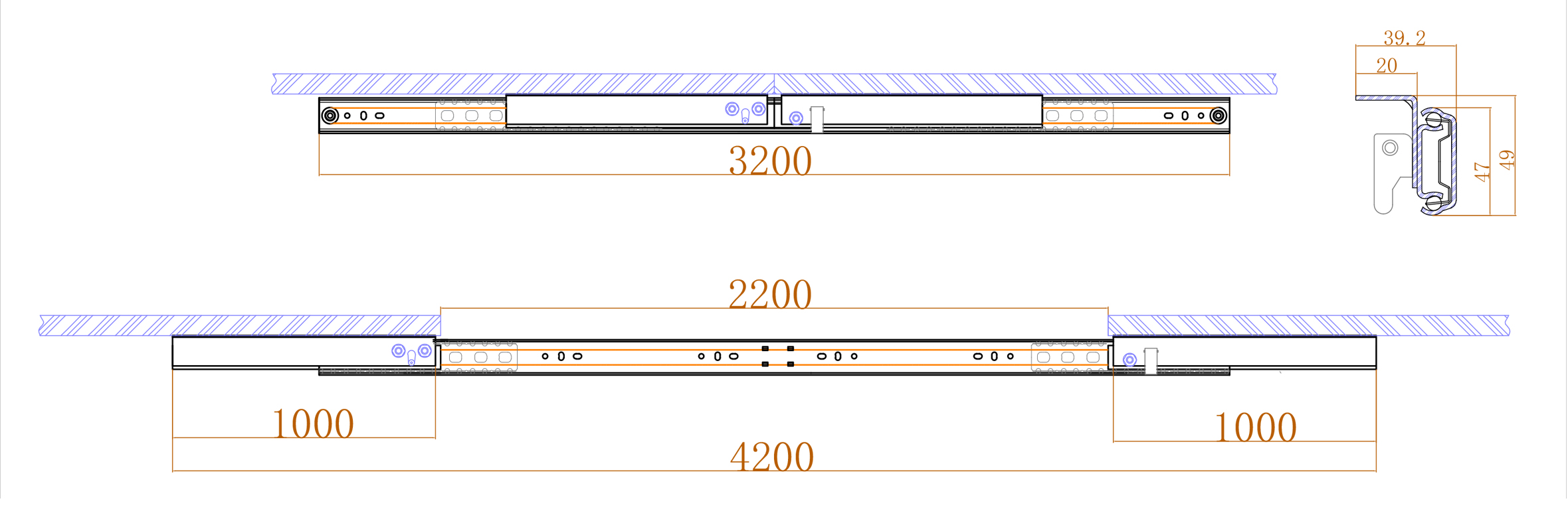 WLT T47 3200 1000ST2360X800